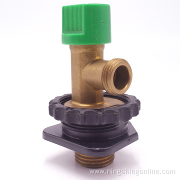 PVC brass bracket valve